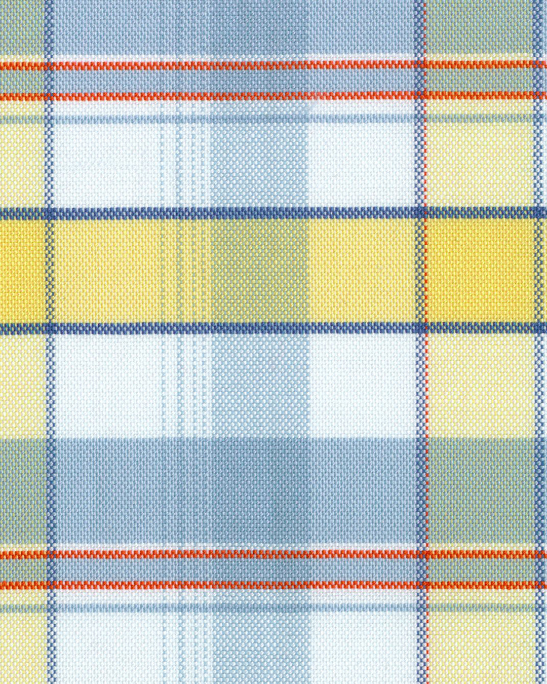 White Yellow Grey Oxford Checks - 4
