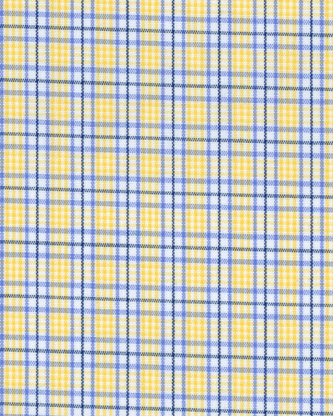 Yellow Blue Tattersall Shirt