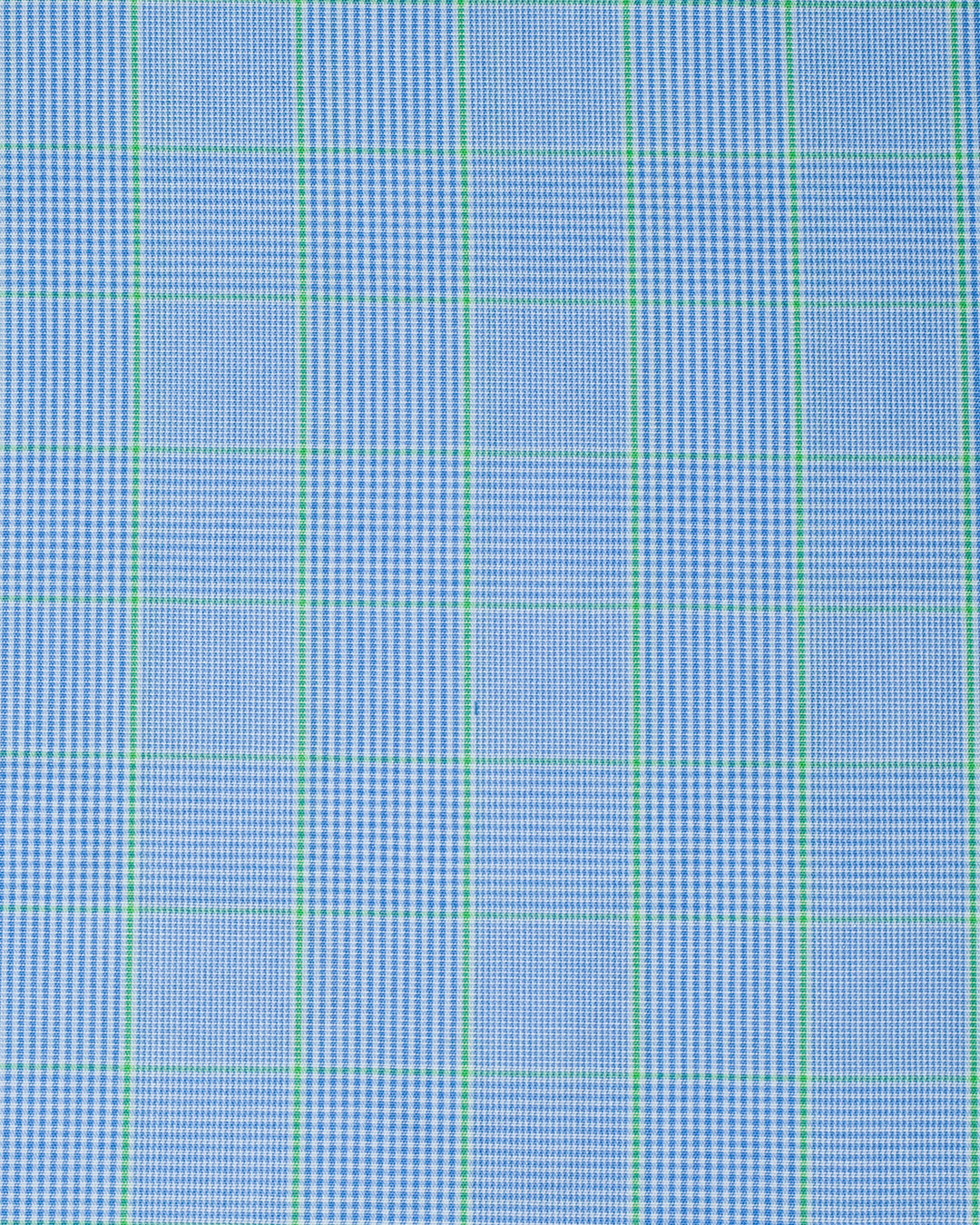 Light Blue POW Checks 140/2 - 4
