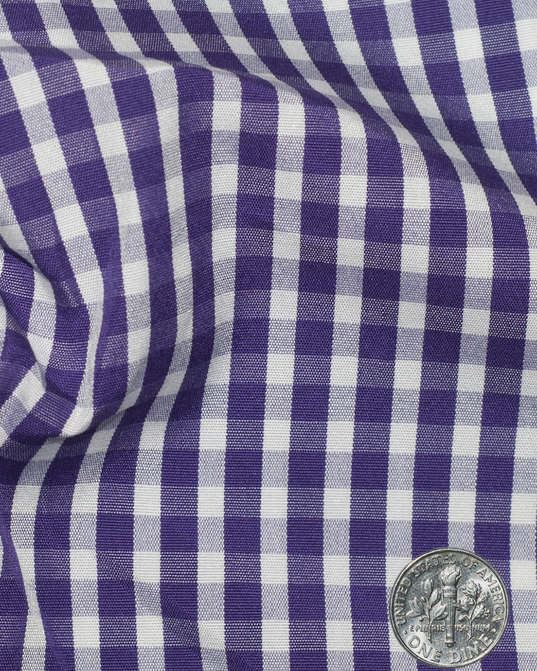 Purple White Gingham - 4