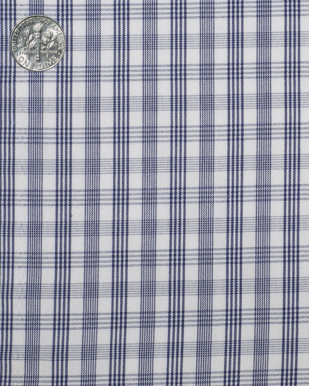 Navy Shadow Checks Shirt - 4