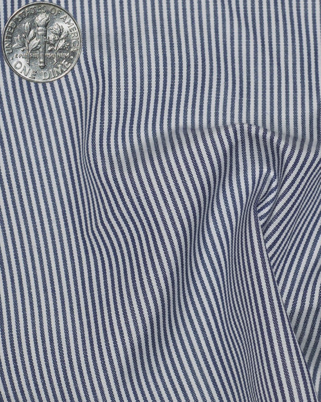Dark Blue HairLine Stripes - 6