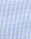 The Finest - Blue Micro Gingham Twill 300/4