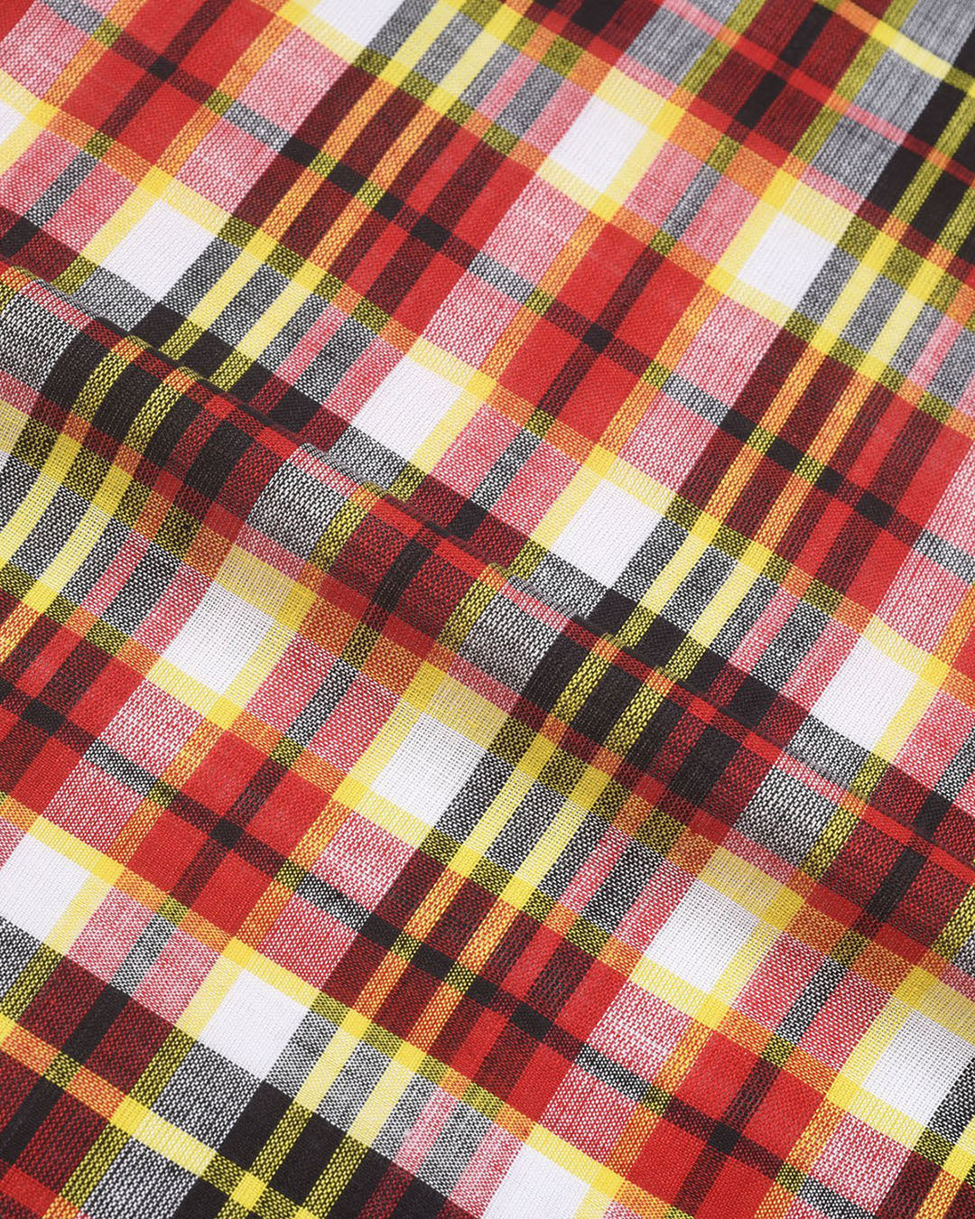 Red Black Bleeding Madras Checks