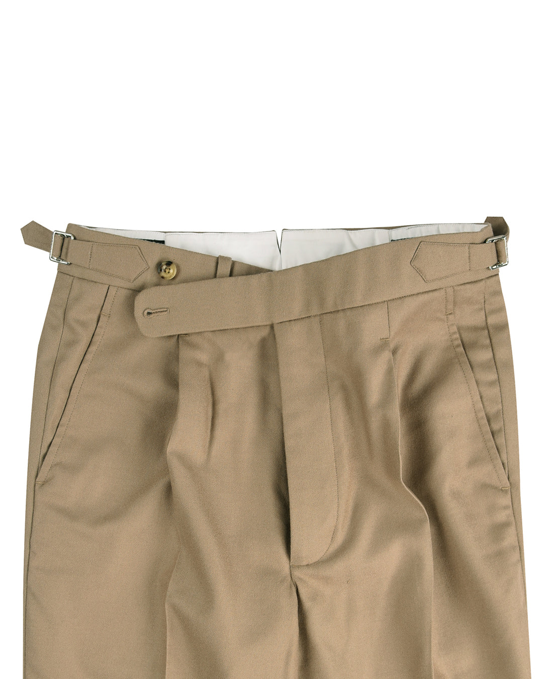 Holland Sherry Classic Worsted Flannel Khaki Twill - 2