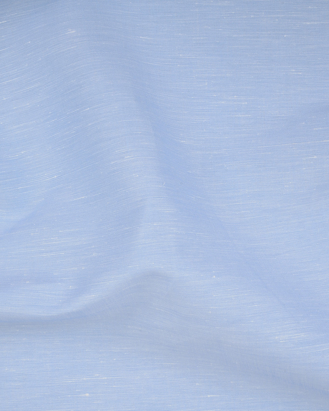 Carlo Riva: Linen-Cotton: Sky Blue Slub Chambray - 5