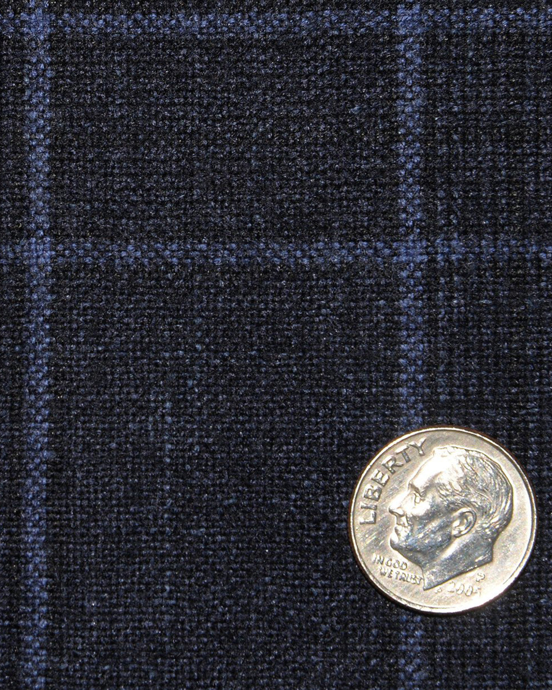 Loro Piana: Dark Blue Tartan Checks - 2