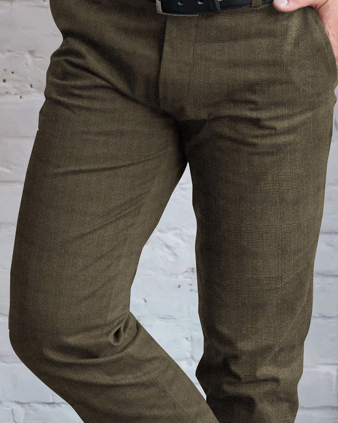 Loro Piana: Yellowish Glen Checks - 2
