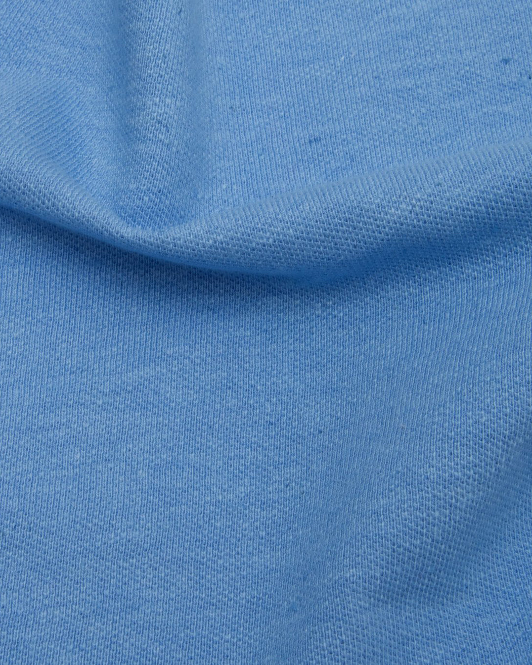 Steel Blue Cotton Polo T-shirt