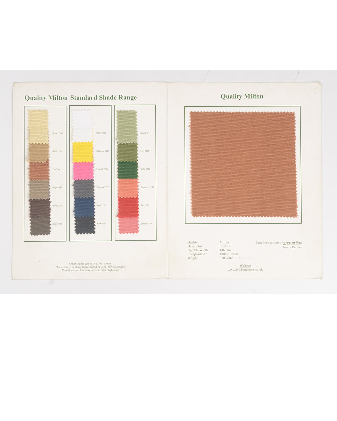 Brisbane Moss Tan Canvas - 9