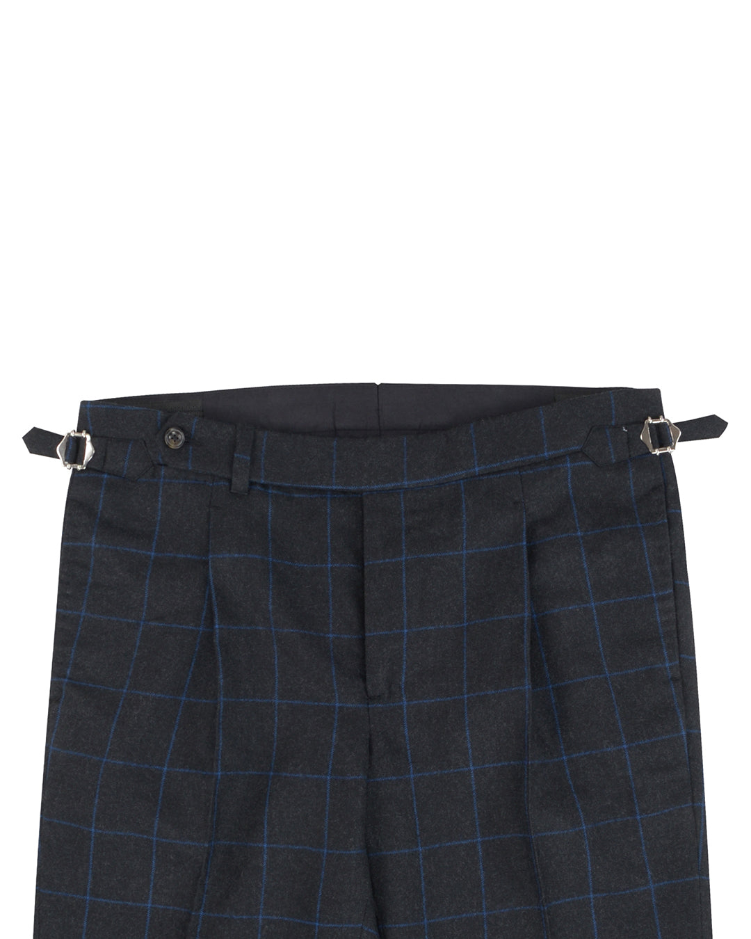 Minnis Flannel: Charcoal Blue Twill Pants