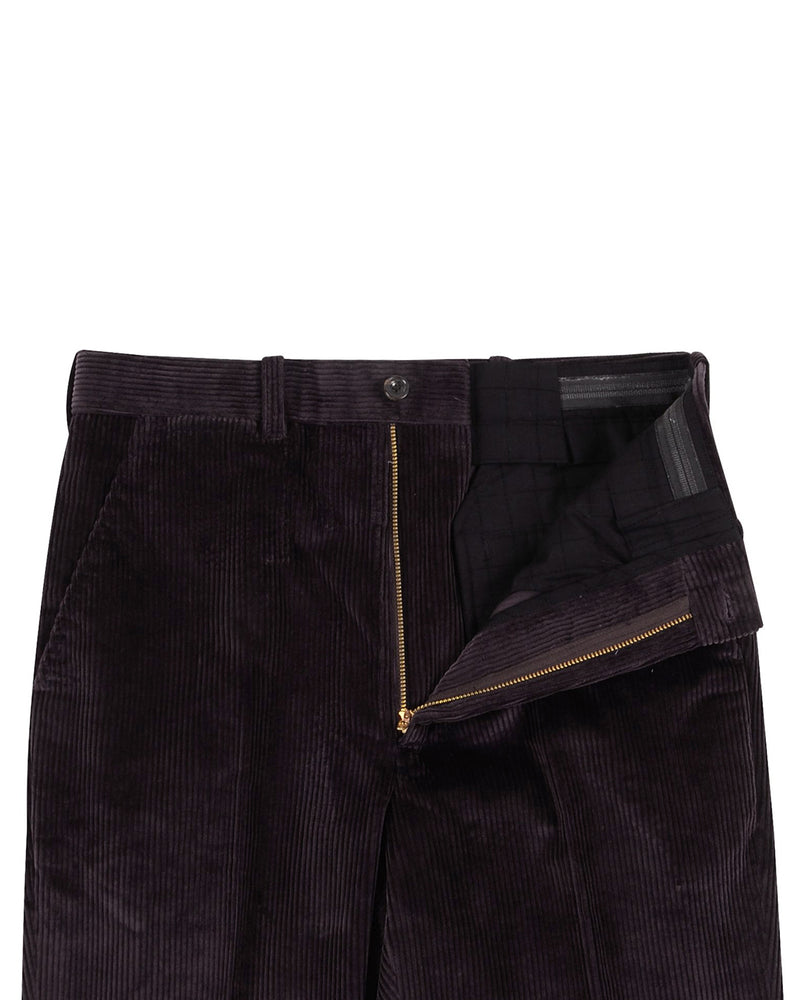 Modrone 8-Wale Dark Purple Corduroy