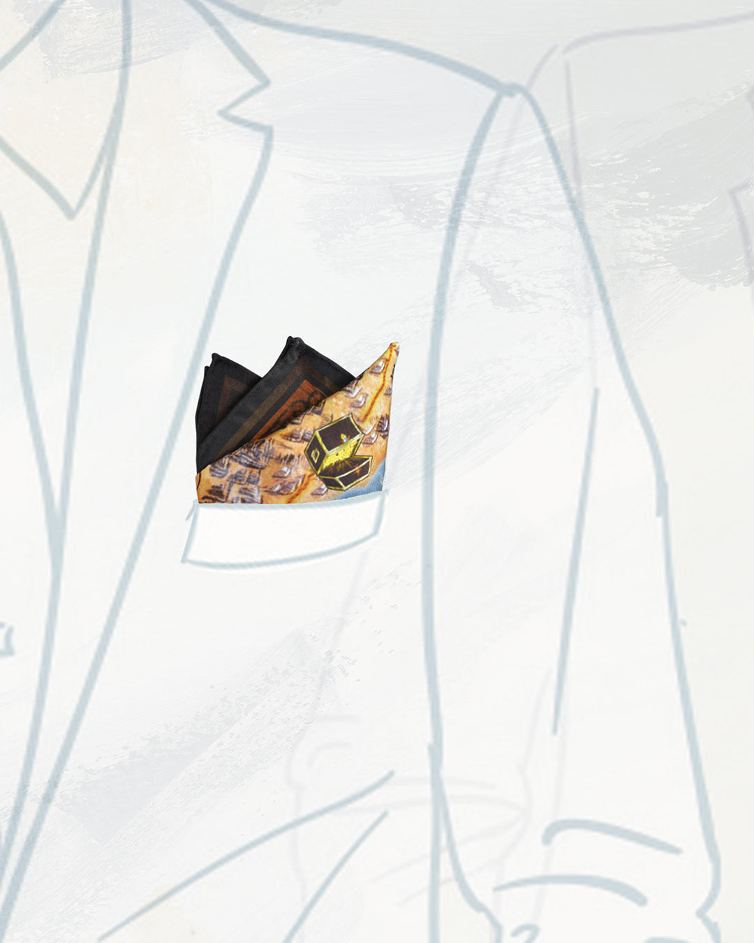 Pocket Square-Pirate Invasion - 4