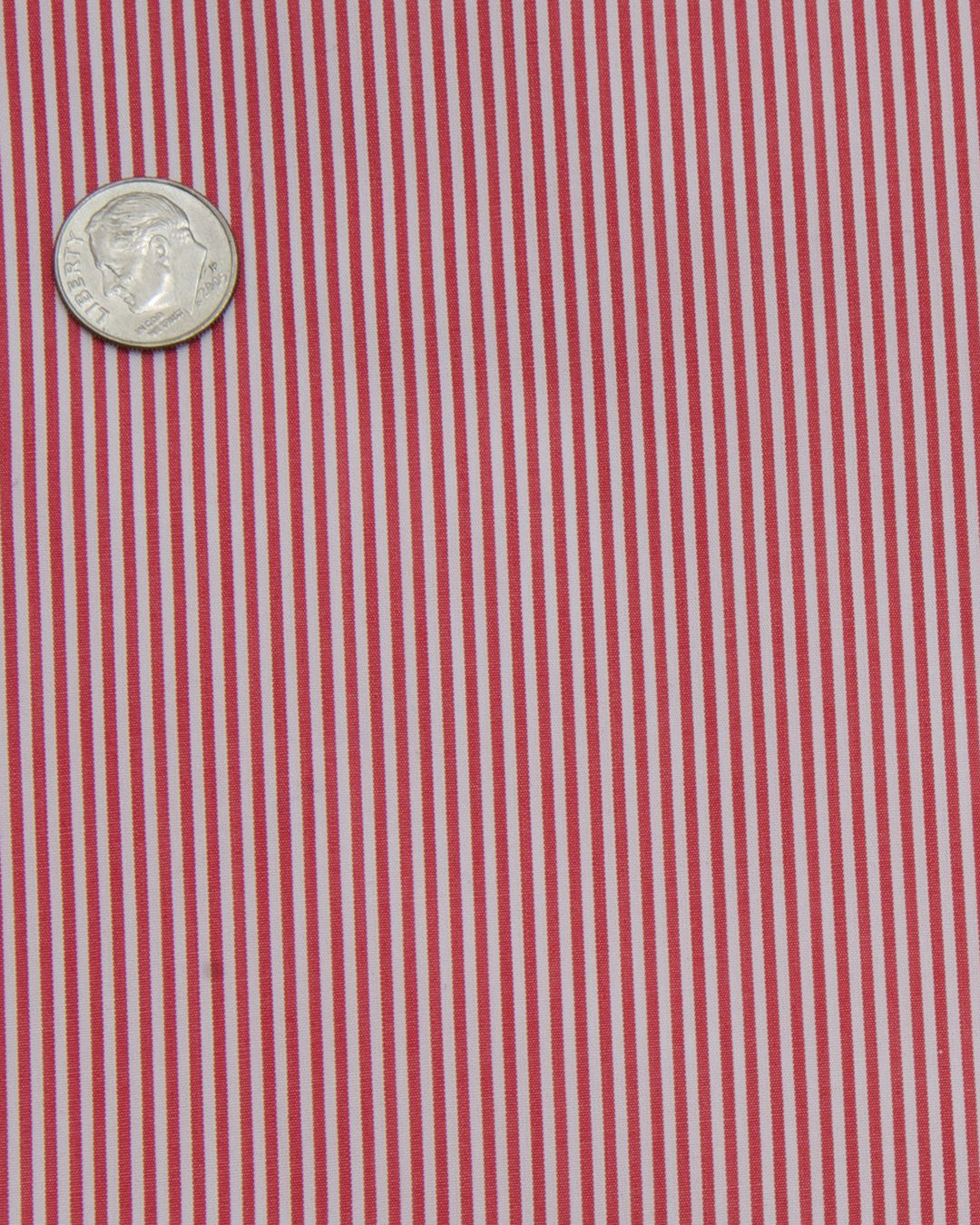 Albini Red Pencil Stripes