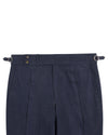 Sondrio: Linen Silk Houndstooth Blue