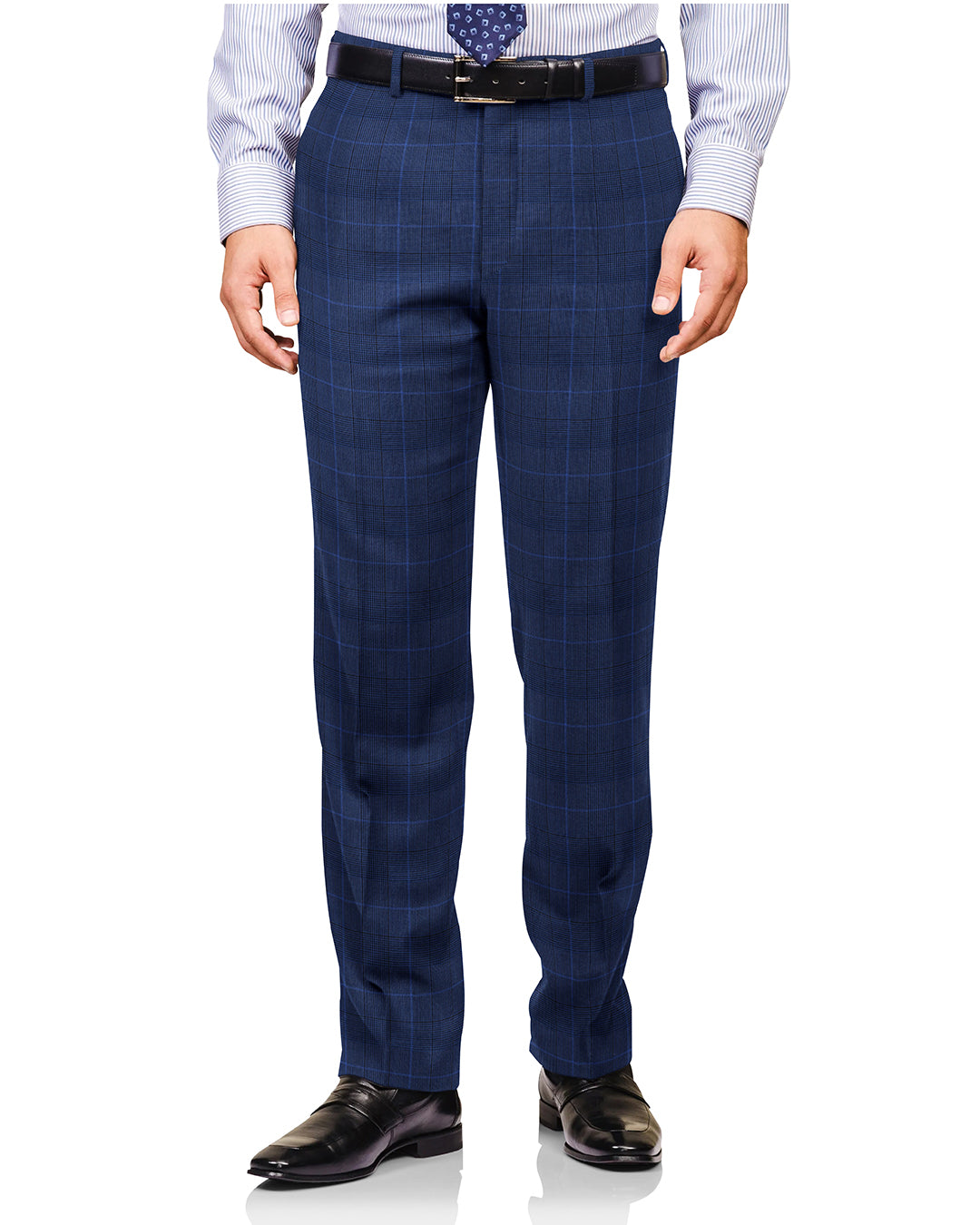 Loro Piana: Dark Royal Blue Prince Of Wales - 2