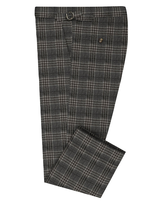 Loro Piana: Grey Tartan Checks