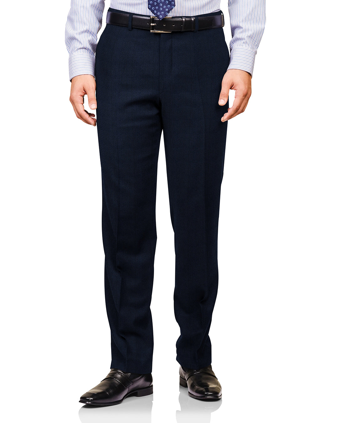Loro Piana: Blue Mini Checks - 2