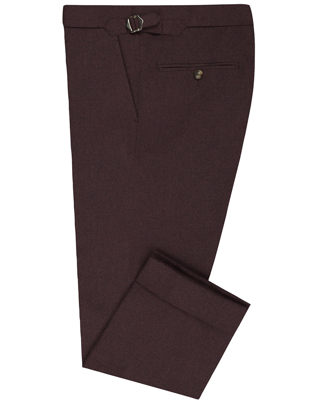 VBC -100% Wool Maroon Twill - 1