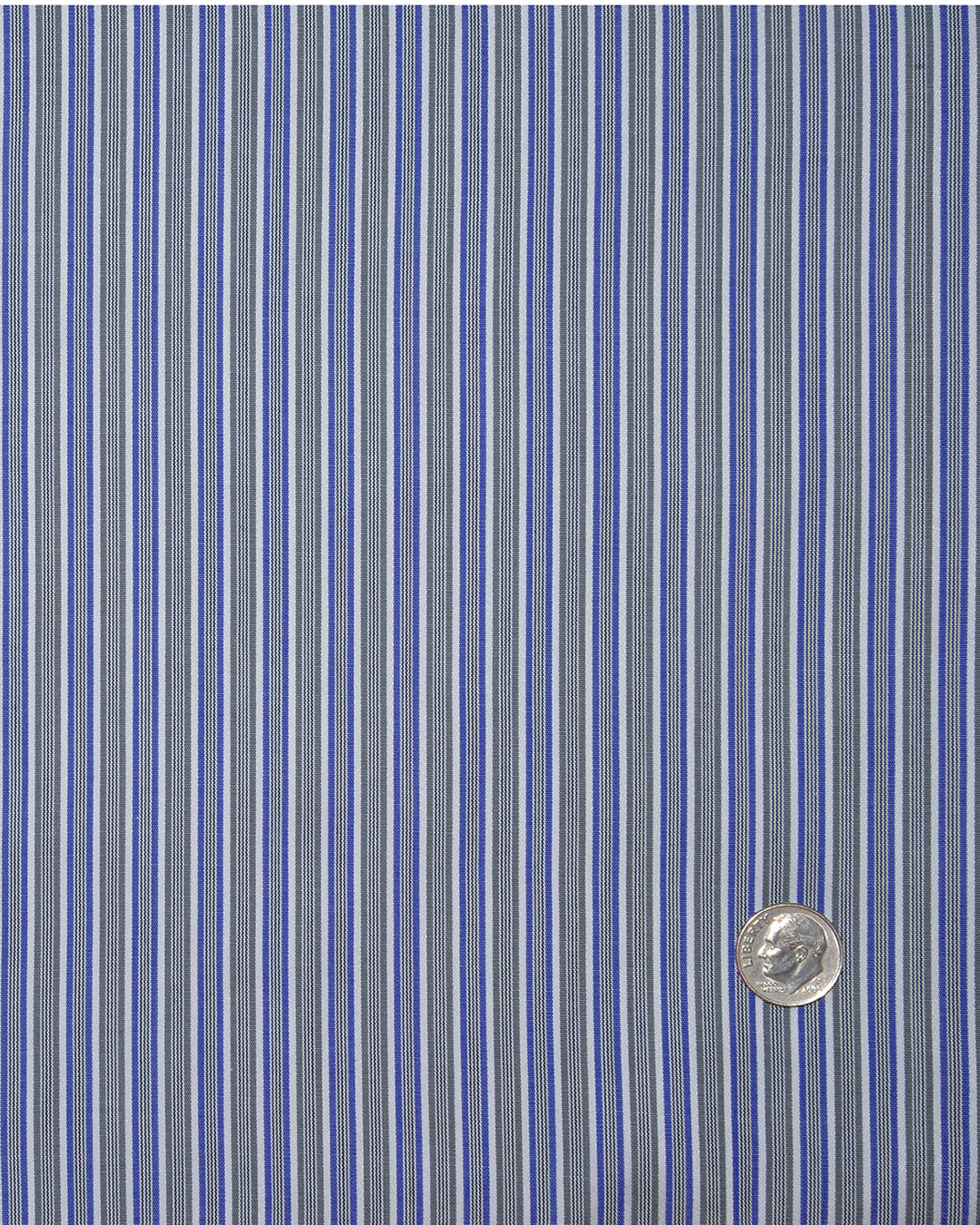 Grey White Blue & Black Alternate Stripes - 4