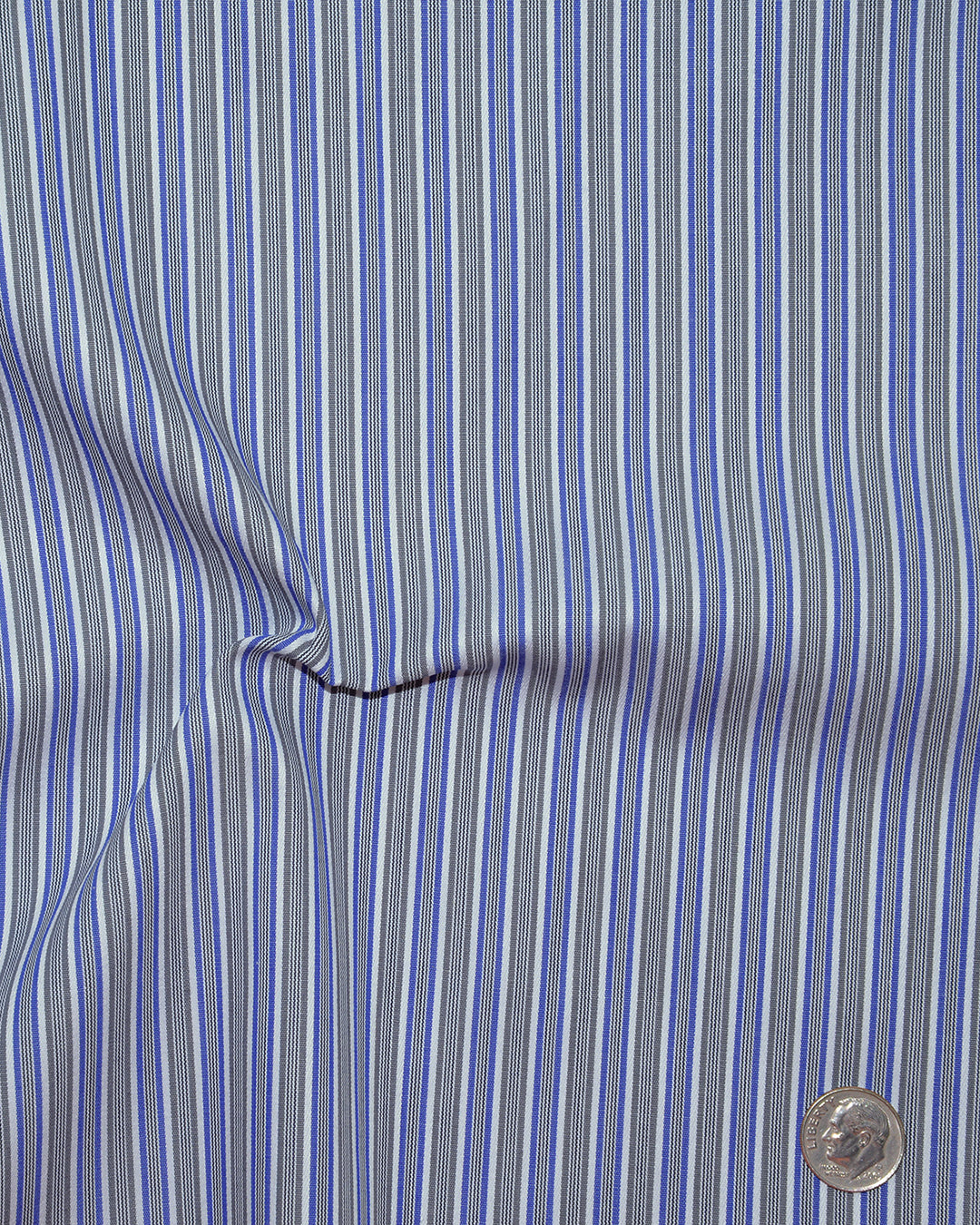 Grey White Blue & Black Alternate Stripes - 5