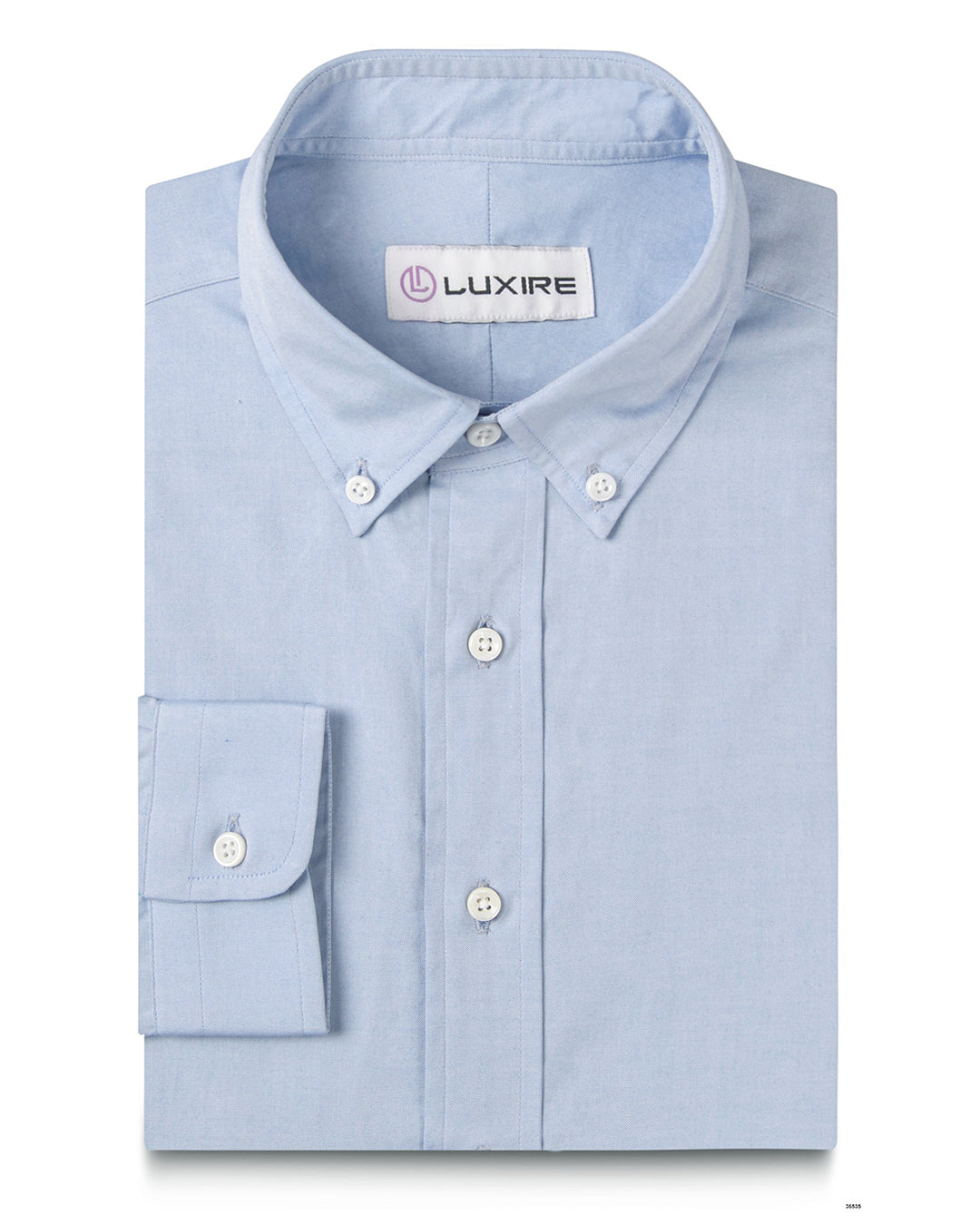 Blue Pinpoint Oxford - 1