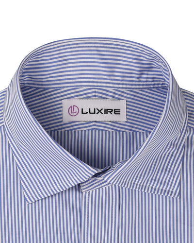 Albini Blue White Candy Stripes