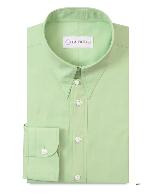 Pista Green Plain Shirt