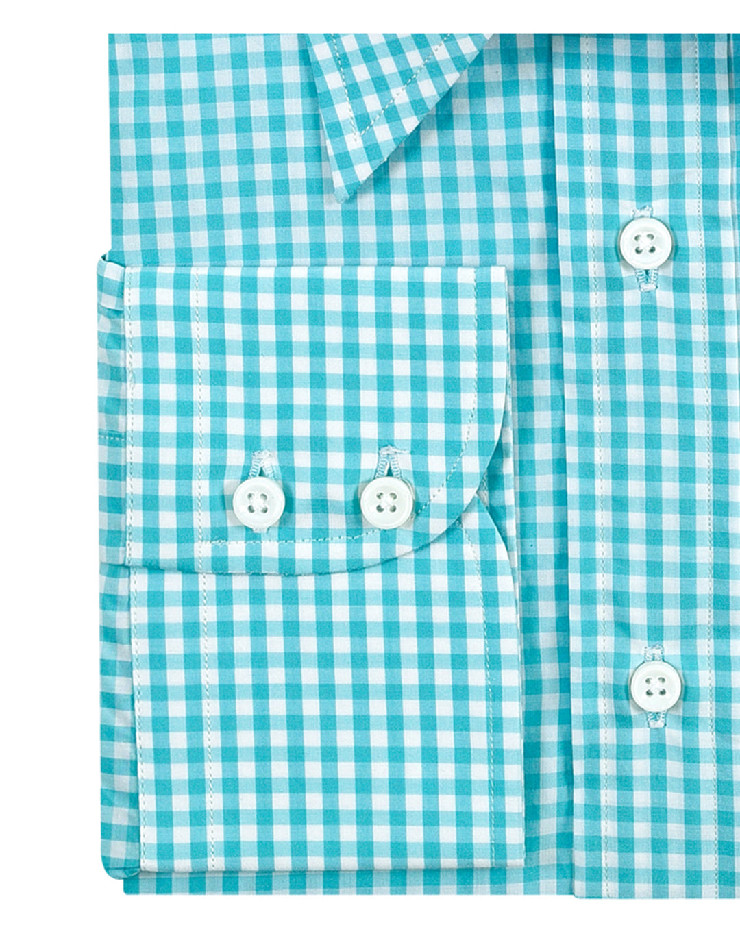 Monti - Moss Green Gingham Shirt