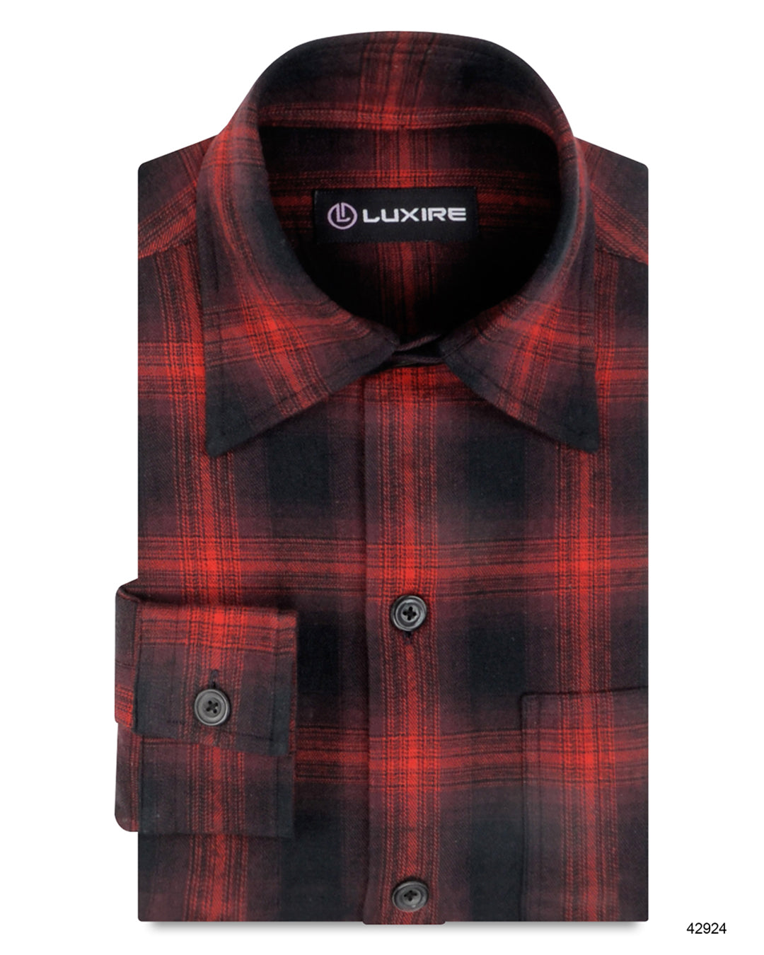 Red Black Tartan Checks - 1