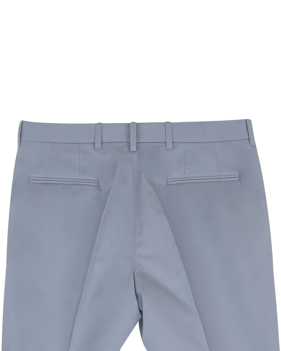 Soft Blue Grey Stretch Twill Pants