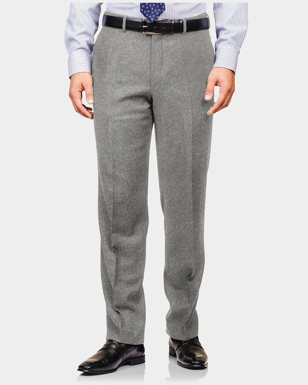 Minnis Flannel: Light Grey Twill Pants