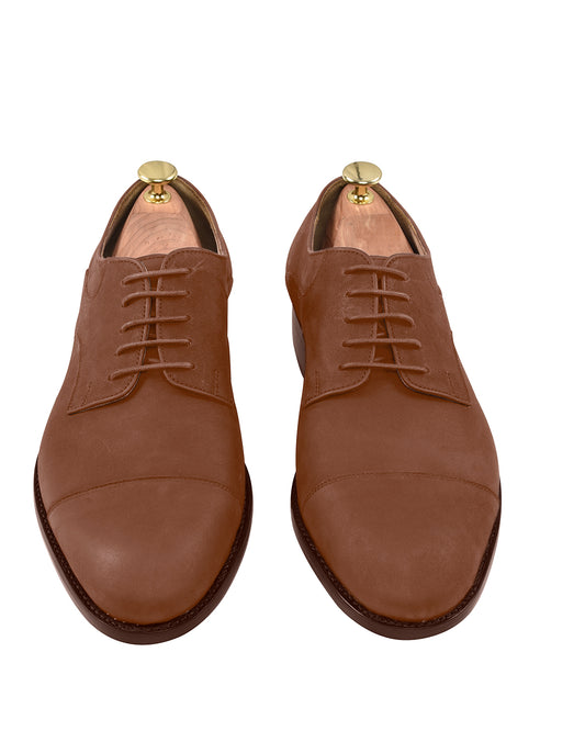 Nubuck Derby Tan