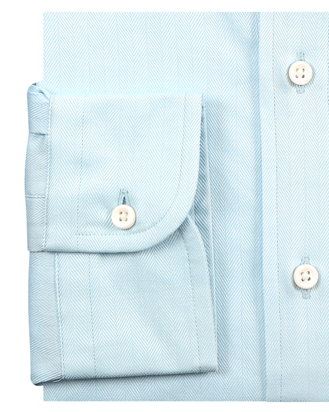 Turquoise Herringbone Shirt