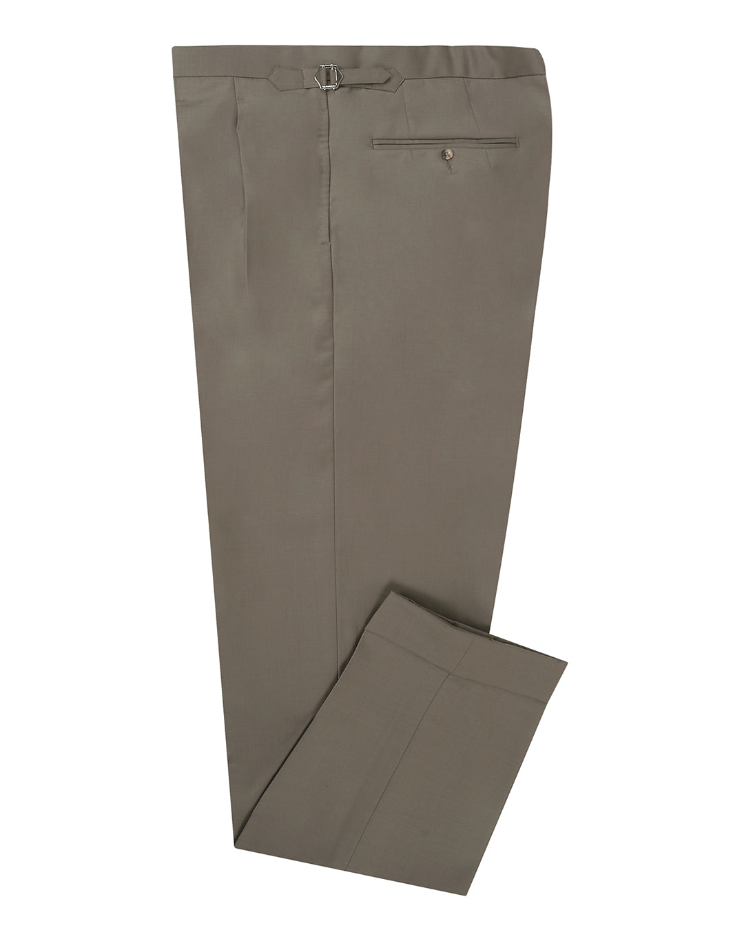 Washable Wool Pants: Lustrous Khaki