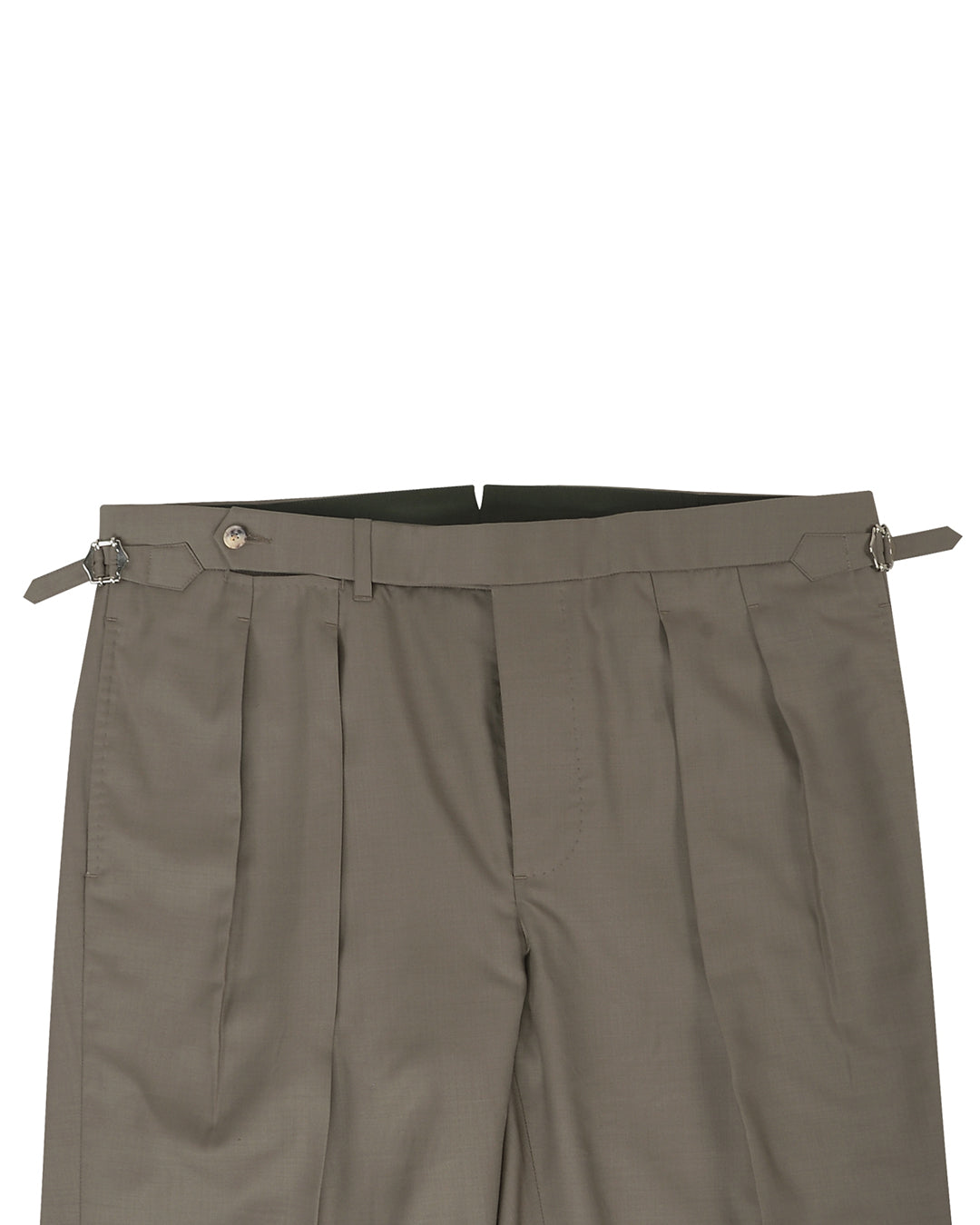 Washable Wool Pants: Lustrous Khaki