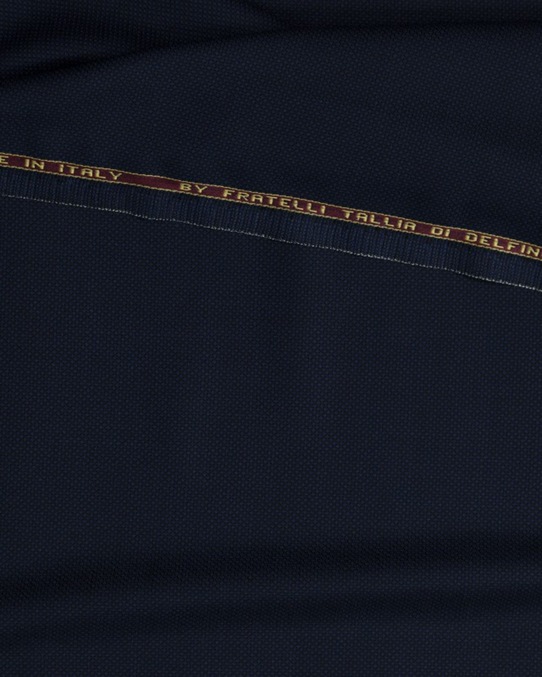 Delfino Navy Winter Hopsack - 7