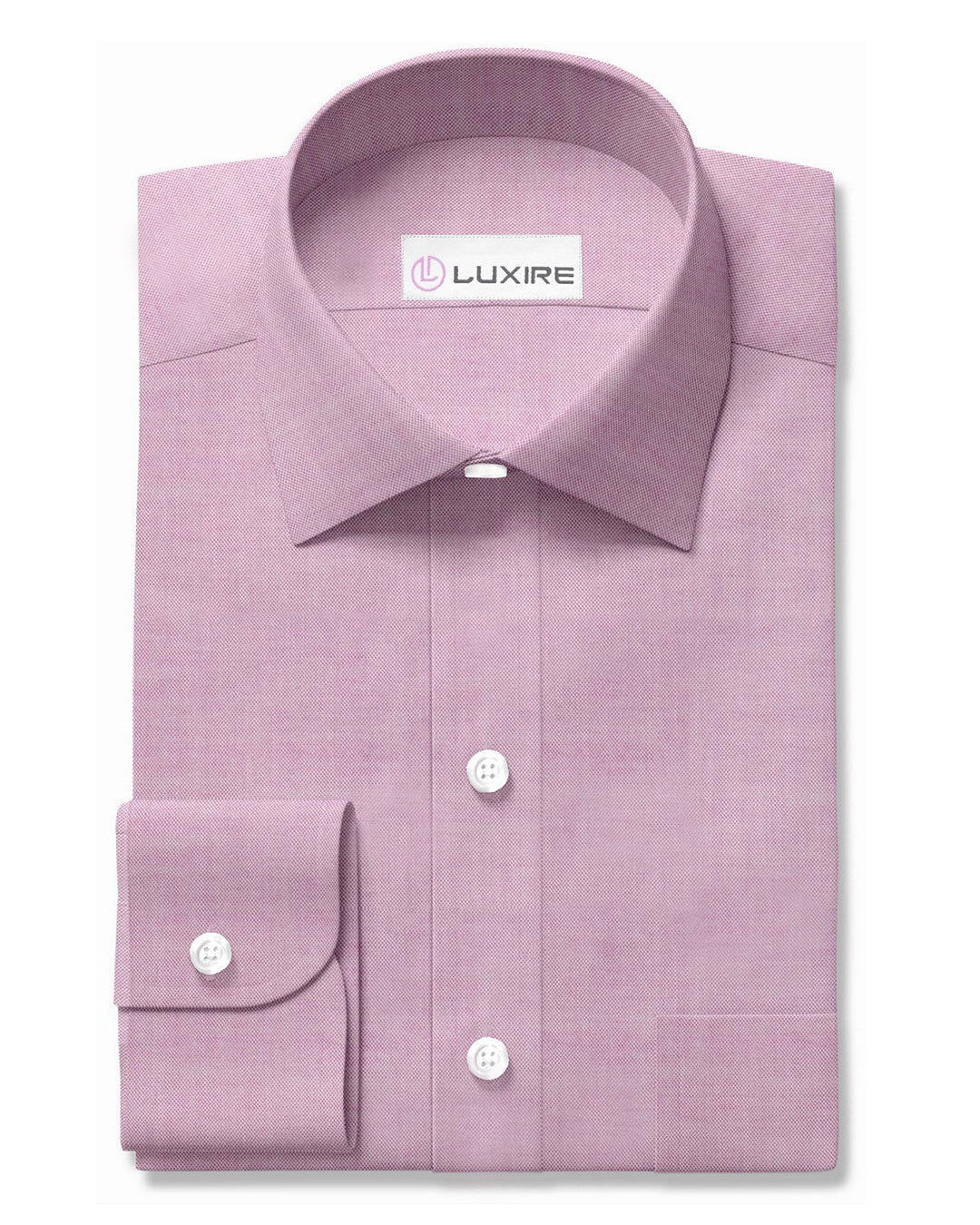 Violet Pink Pinpoint Oxford - 1