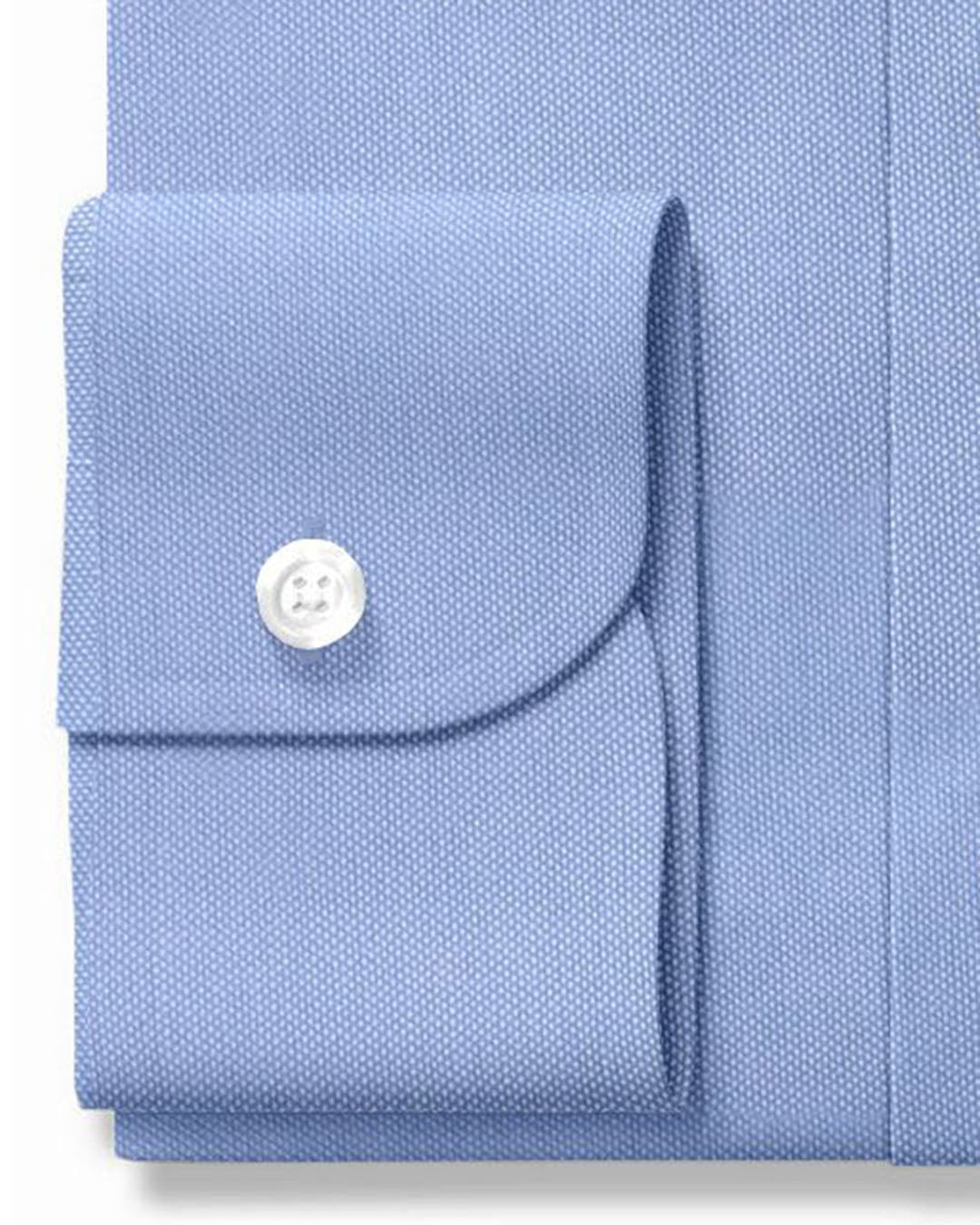 Mid Blue Pinpoint Oxford Dress Shirt - 3