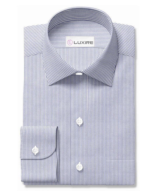 Classic Oxford: Navy University Stripes