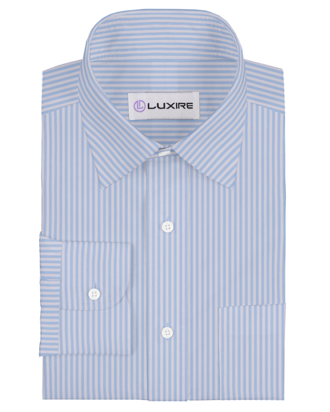 Carlo Riva White Blue Bengal Stripes - 1