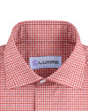 Linen:Orange Gingham Checks