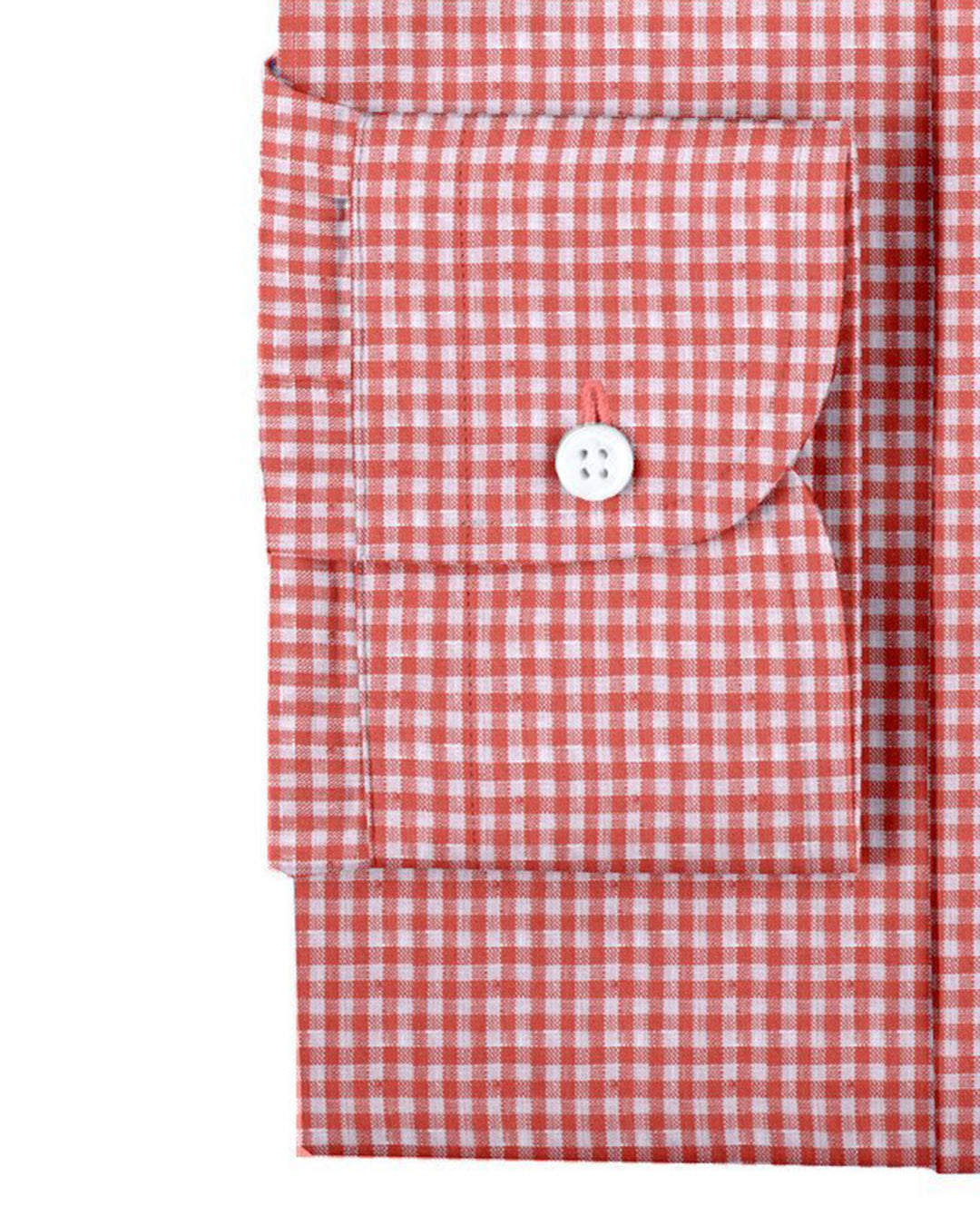 Linen:Orange Gingham Checks - 3