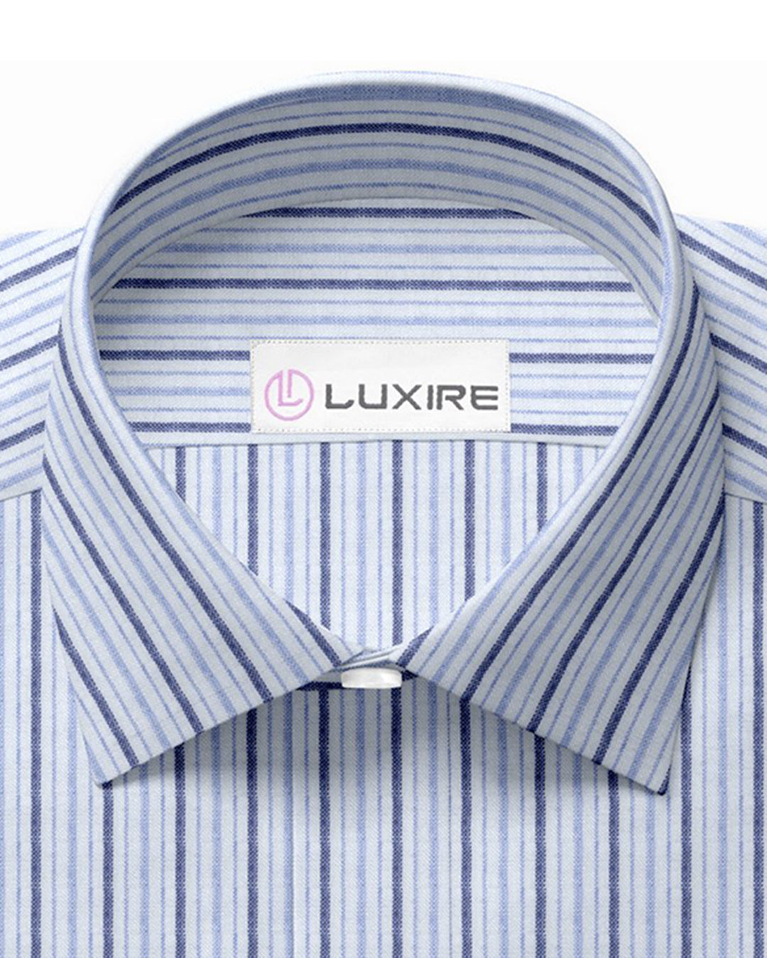 Linen: Shades Of Blue Pencil Stripes - 2