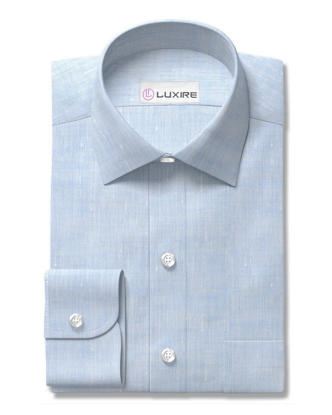Grandi and Rubinelli Powder Blue Linen - 1