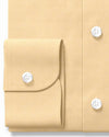 Wrinkle Free Travel Oxford: Egg Nog Yellow