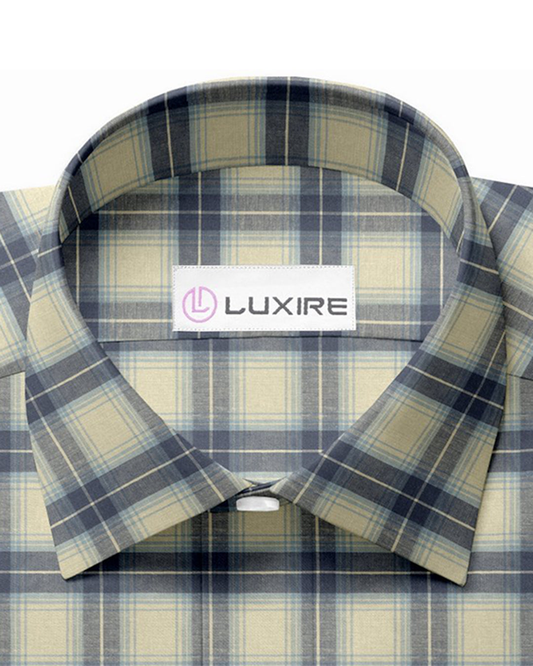 Ecru Grey Light Plaid - 2