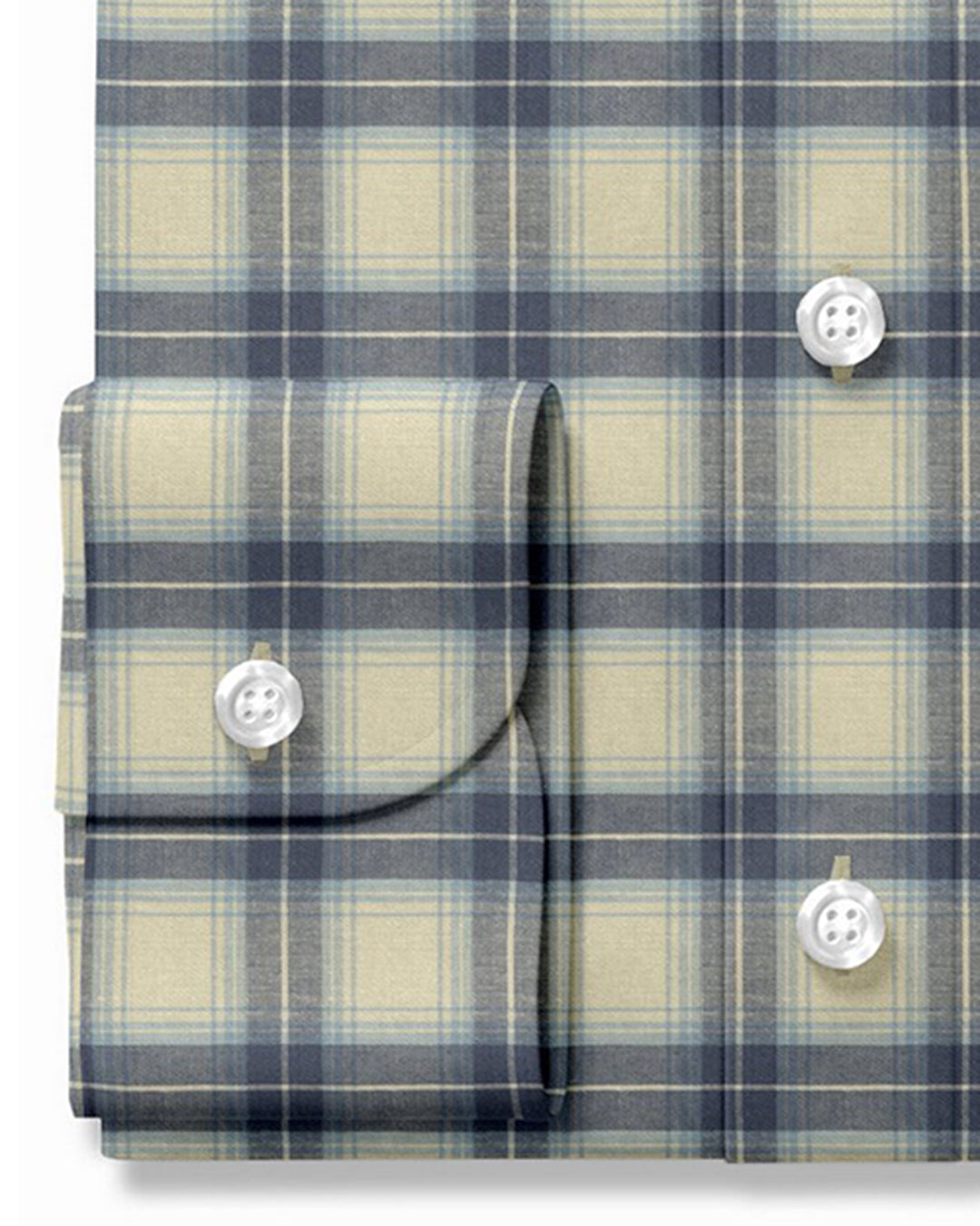 Ecru Grey Light Plaid - 3