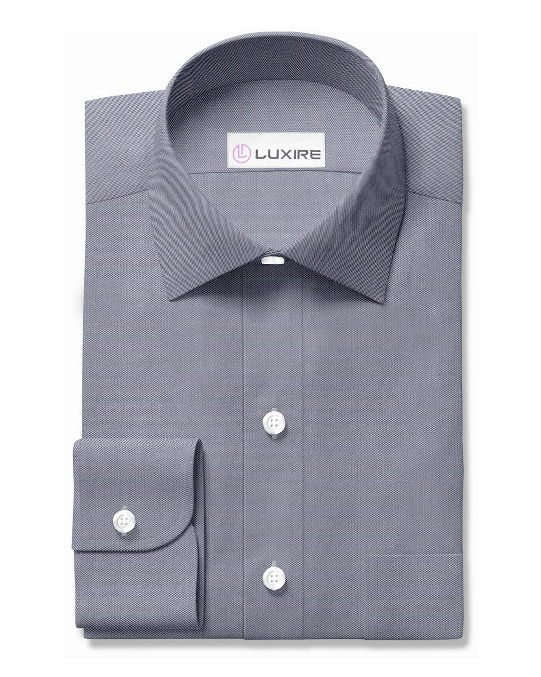 Navy Pinpoint Oxford - 1