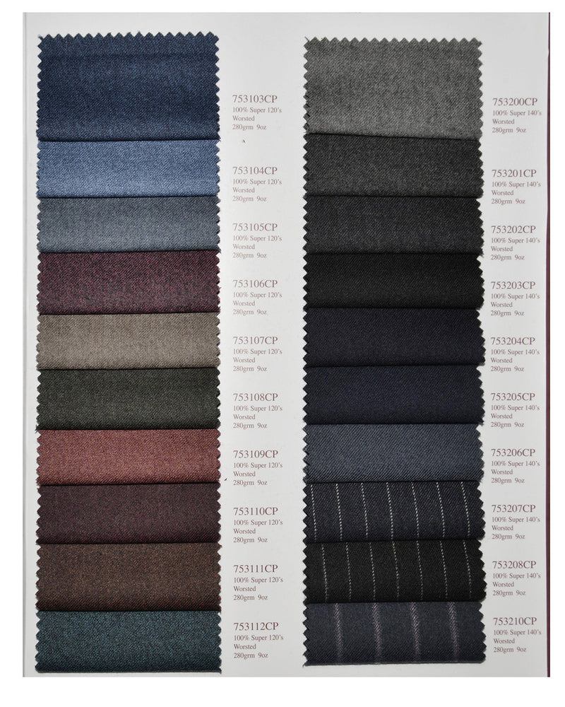 Holland Sherry Classic Worsted Flannel Dark Grey With Light Grey Flannel